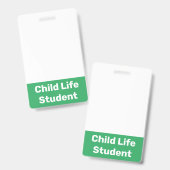 Student Kinderleven Badge (Voor- en achterkant)