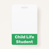 Student Kinderleven Badge (Achterkant)