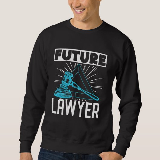 Student Law School Clerk Future Lawyer Trui (Voorkant)