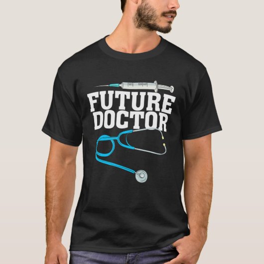 Student Medische School Funny Future Doctor in Tra T-shirt (Voorkant)