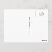 Student met Feet in Creek bij Mission Briefkaart (Achterkant)