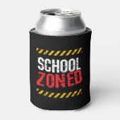 Student middelbare school - leraar - grappige scho blikjeskoeler (Blikje Voorkant)