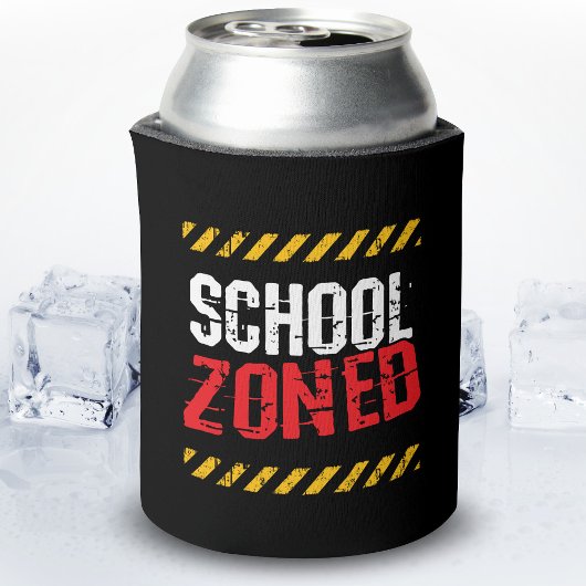 Student middelbare school - leraar - grappige scho blikjeskoeler