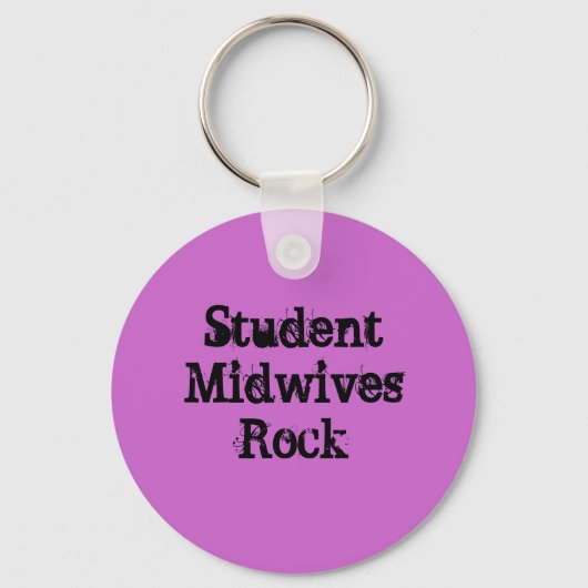 student Midwives Rock Sleutelhanger (Voorkant)