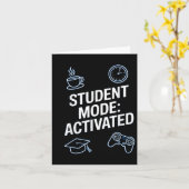 Student Mode_ geactiveerd, Student Gamer, Funny De Kaart (Gele Bloem)