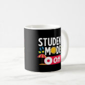 Student Mode Off Funny Laatste Dag van de School Z Koffiemok (Voorkant rechts)