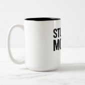 Student Mode On – Funny Study Motivation Tweekleurige Koffiemok (Links)