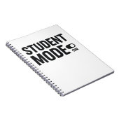 Student Mode On – Study Motivation Notitieboek (Rechterzijde)