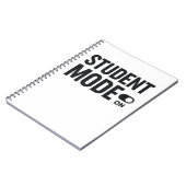 Student Modus Aan – Studiemotivatie Notitieboek (Linkerzijde)