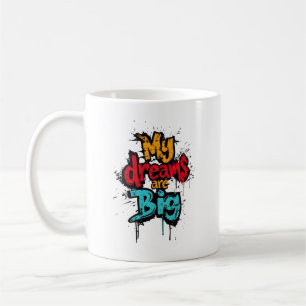 Student motivatie koffie mok Mijn dromen zijn groo
