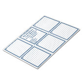 Student "Neem notities" zakdoekjes / Bladwijzer Notitieblok (Schuin)