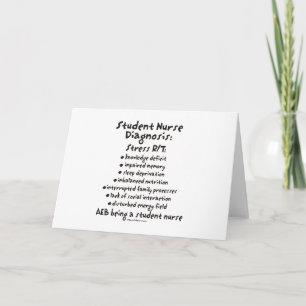 Student Neurse Diagnosis: Stress Kaart