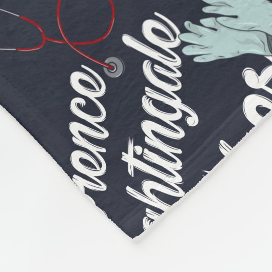 Student Nightingale Vibes Fleece Deken (Hoek)