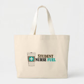Student Nurse Coffee Lover Canvas tas (Voorkant)