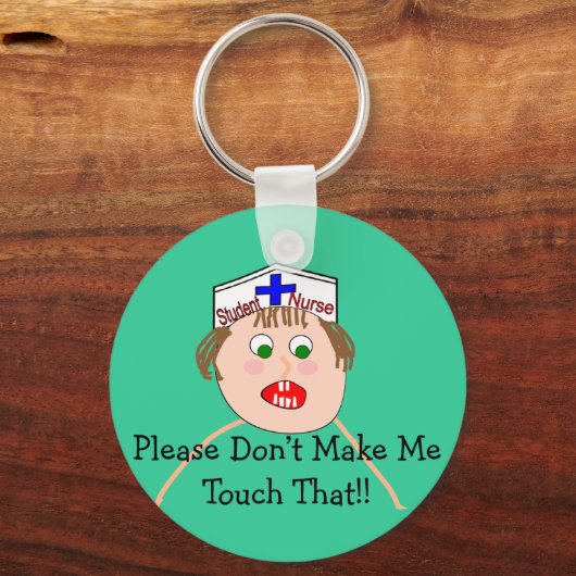 Student Nurse Hilarious Gifts Sleutelhanger (Voorkant)
