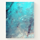 Student Nurse Medical Caduceus Turquoise Custom Notitieboek (Achterkant)