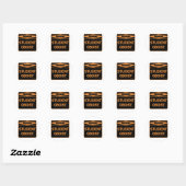 Student Oboist Ronde Sticker (Vel)