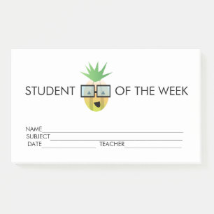 Student Onderscheiding Prestatie Ananas Post-it No Post-it® Notes