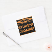 Student organisme ronde sticker (Envelop)