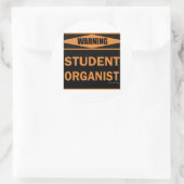 Student organisme ronde sticker (Tas)