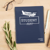 Student Piloot Cessna Vliegtuig Aangepaste Naam Planner