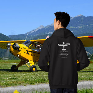 Student Piloot Eerste Solovlucht Vliegtuig Grappig Hoodie