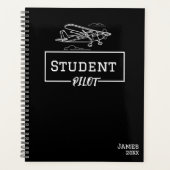Student Pilot Cessna Vliegtuig Wolken Aangepaste N Planner (Voorkant)