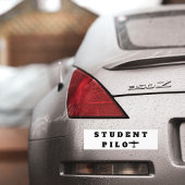 Student Pilot Eenvoudig Vliegtuig Luchtvaart aange Ronde Button 5,7 Cm