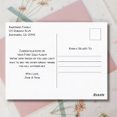 Student Pilot Eerste Solo  Vliegtuig Congrats Briefkaart