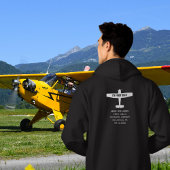 Student Pilot Eerste Solo Vliegtuig Eenvoudig Aang Hoodie