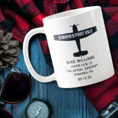 Student Pilot Eerste Solo Vliegtuig Grappig Koffiemok