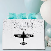 Student Pilot Eerste Solo Vliegtuig Luchtvaart Cus Cadeaupapier