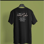 Student Pilot Eerste Solo Vlucht & Vliegtuig Custo T-shirt