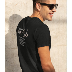 Student Pilot Eerste Solo Vlucht & Vliegtuig Custo T-shirt