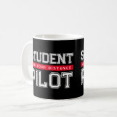 Student Pilot Houd uw afstand Mok (Voorkant links)