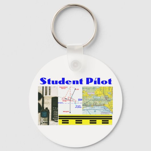 Student Pilot Sleutelhanger (Voorkant)