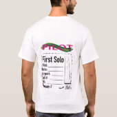 Student Pilot Solo Shirt (Achterkant)