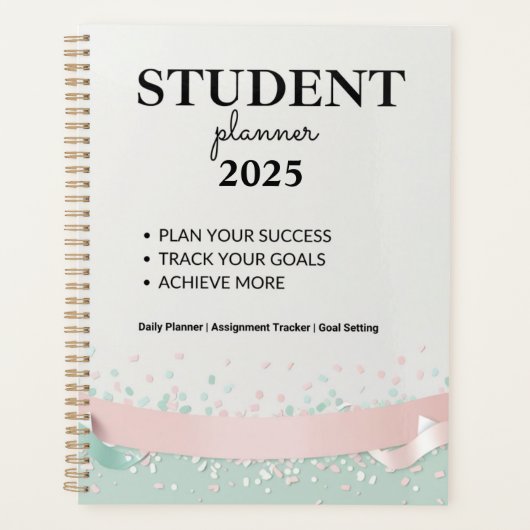 Student Planner 2025 – Personalized Daily Schedule (Voorkant)