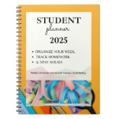 Student Planner 2025 | Wekelijks schema, huiswerk Notitieboek (Voorkant)