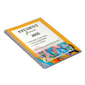 Student Planner 2025 | Wekelijks schema, huiswerk  Notitieboek (Rechterzijde)