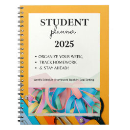 Student Planner 2025 | Wekelijks Schema, Huiswerk  Notitieboek