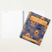 Student Planner met kleurrijke tekenfilmhonden (Display)