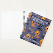 Student Planner met kleurrijke tekenfilmhonden (Display)