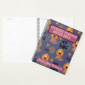 Student Planner met kleurrijke tekenfilmhonden (Display)