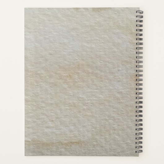 Student Planner met waterverf honden (Achterkant)