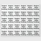 Student plus Dying staat gelijk aan studeren Cadeaupapier (Vlak)