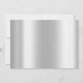 Student Silver Grey Barret afstuderen Kaart (Achterkant)