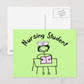 Student Stick Lady Gifts Briefkaart (Voorkant / Achterkant)