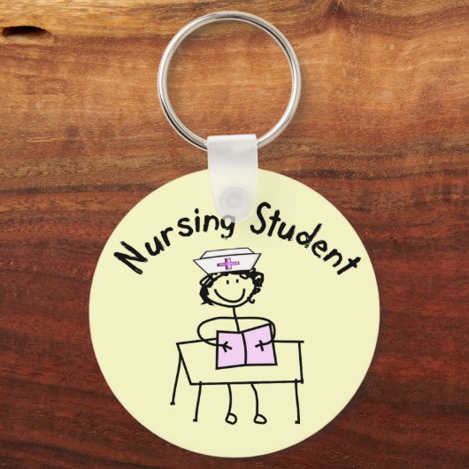 Student Stick Lady Gifts Sleutelhanger (Voorkant)