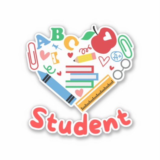 Student Sticker (Voorkant)